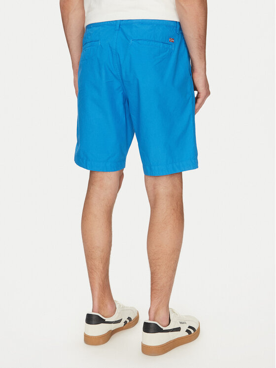 Napapijri Napapijri Pantalon scurți din material Nakuru 6 NP0A4HRV Albastru Regular Fit