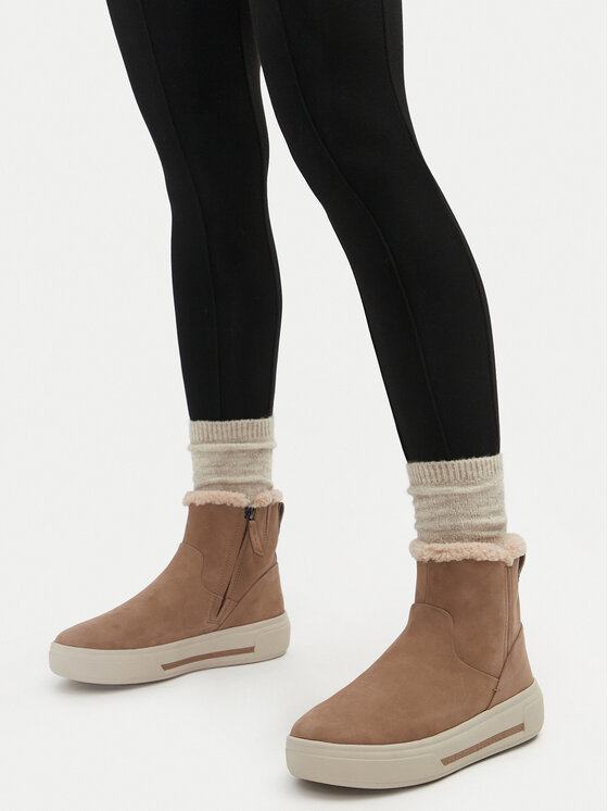 Clarks Clarks Čizme Hollyhock Lane 26178840 Bež