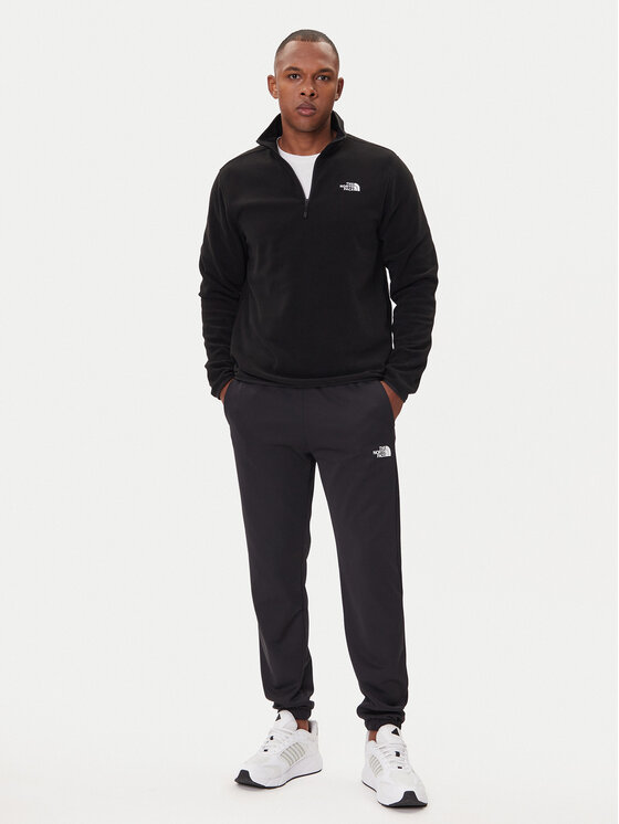 The North Face The North Face Fleecejacke Glacier NF0A8D0Q Schwarz Regular Fit