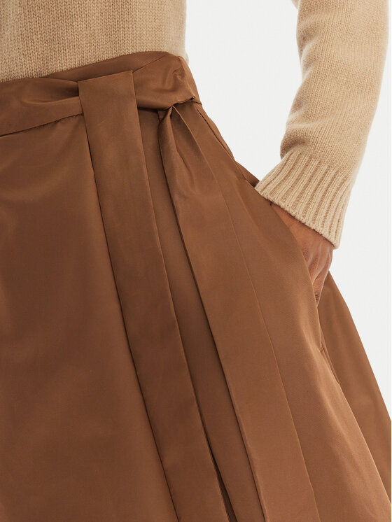 Weekend Max Mara Weekend Max Mara Trapezno krilo Tema 2425106082 Rjava Regular Fit