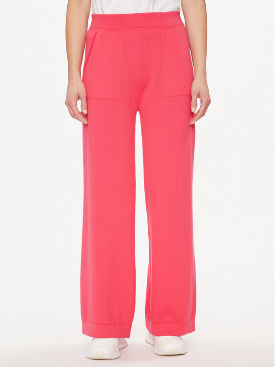 United Colors Of Benetton Teplákové nohavice 1294DF009 Ružová Relaxed Fit