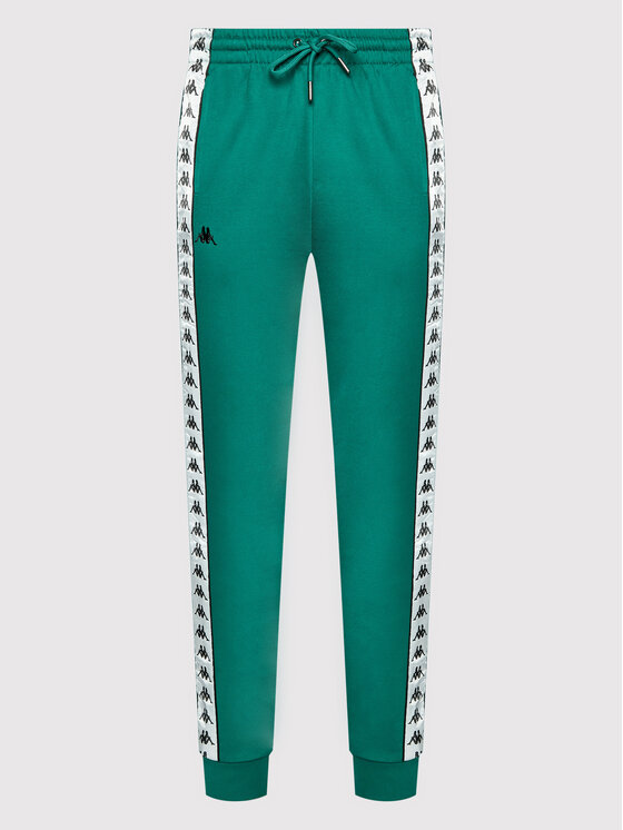 Kappa Kappa Sportinės kelnės 311037 Žalia Regular Fit