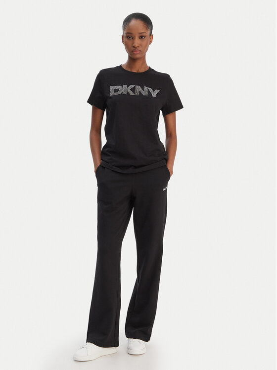 DKNY Sport DKNY Sport Tricou DP6T1557 Negru Relaxed Fit