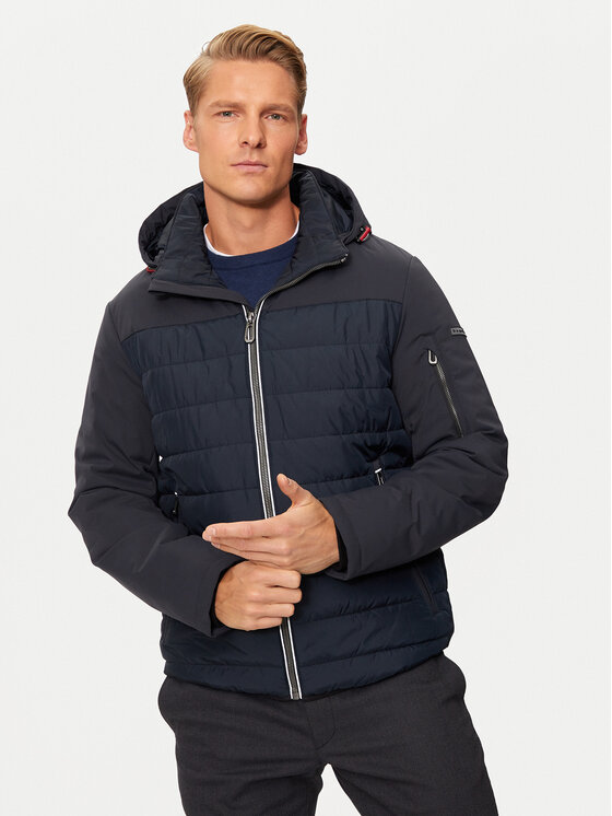 Bugatti Zimné bundy 673113-61031 Tmavomodrá Regular Fit