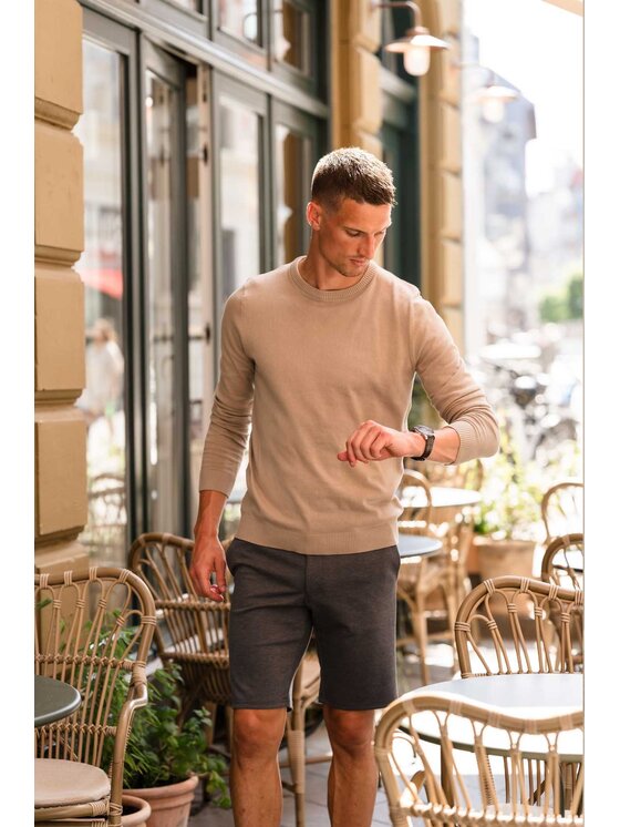 TeeShoppen TeeShoppen Szorty materiałowe 'Perform Collection' Szary Regular Fit