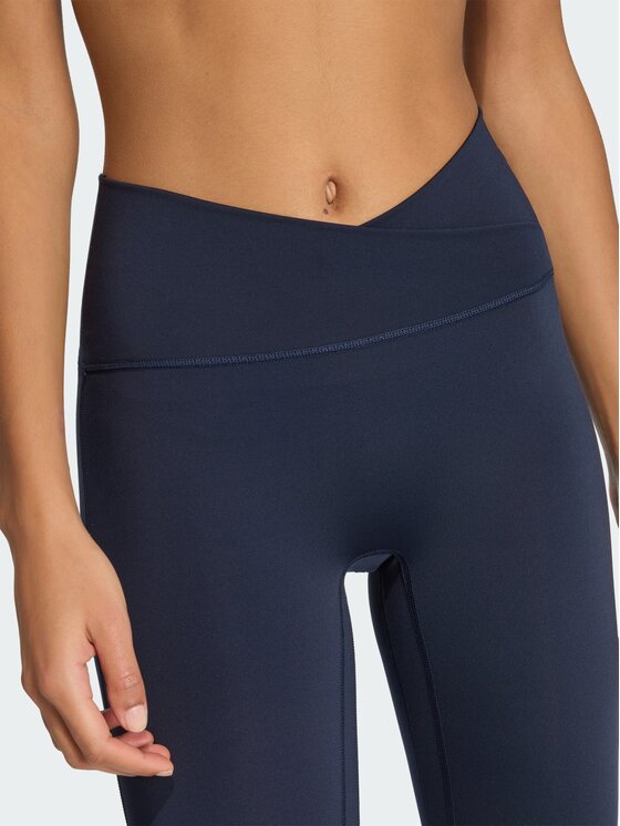 adidas adidas Legginsy 158041 Błękitny Fitted Fit