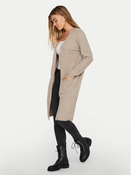 Vero Moda Vero Moda Kardigan 10215434 Bež Regular Fit