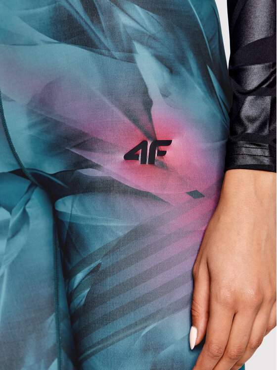 4F 4F Leggings H4L22-SPDF014 Multicolore Slim Fit