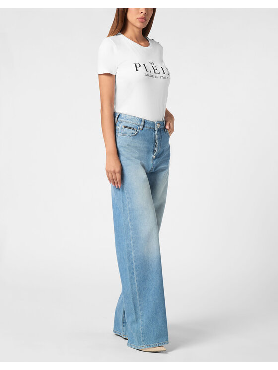 PHILIPP PLEIN PHILIPP PLEIN Jeansy 21131 Niebieski jasny Skater Fit