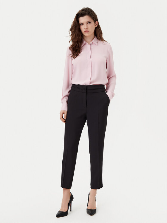 Motivi Motivi Chinos P037Q003463N Fekete Slim Fit