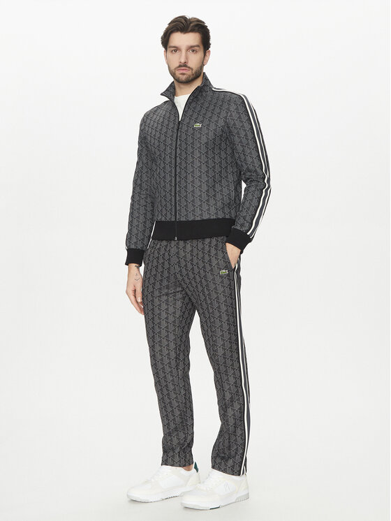 Lacoste Lacoste Majica dugih rukava SH1368 Siva Regular Fit