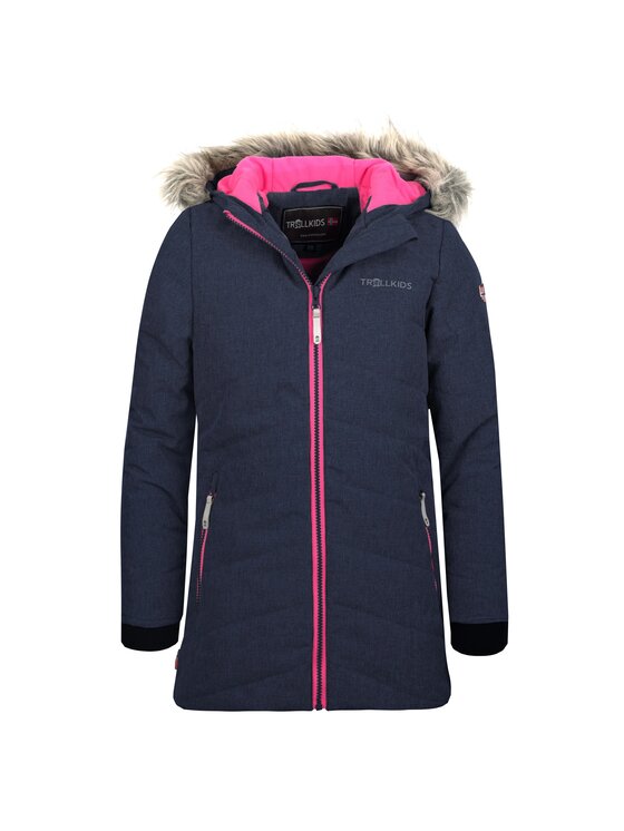 TROLLKIDS TROLLKIDS Kurtka zimowa 133-114 Granatowy Regular Fit