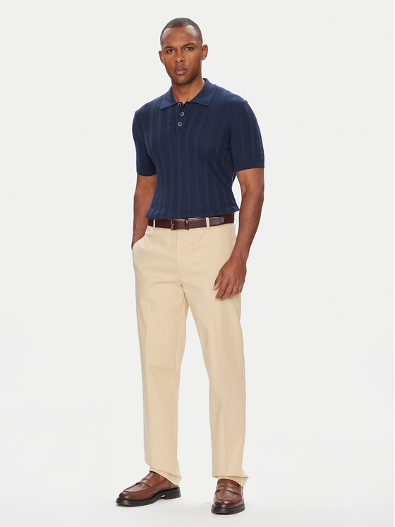 Baldessarini Baldessarini Polokošeľa B4 50024.5232 Tmavomodrá Slim Fit