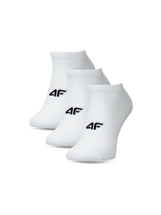 4F 4F Krátké ponožky MIDSHOP ACCESSORIES Bílá