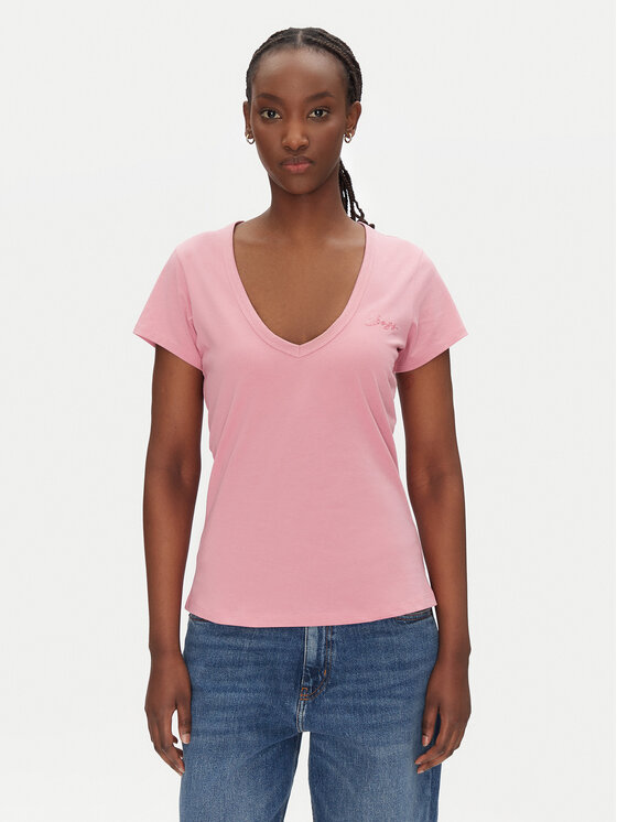 BOSS BOSS T-Shirt C_Eslane_4 50540432 Růžová Slim Fit