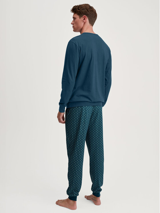 Calida Calida Pyžamo 47687 Modrá Regular Fit