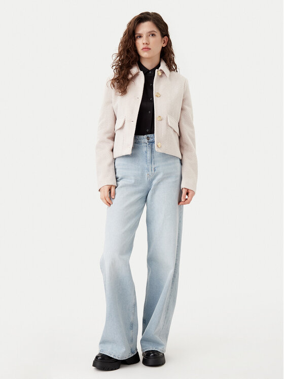 Vero Moda Vero Moda Marynarka Patty 10320574 Beżowy Regular Fit