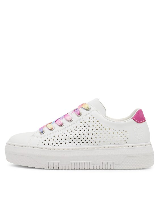 Rieker Rieker Sneakersy M1904-80 Bílá