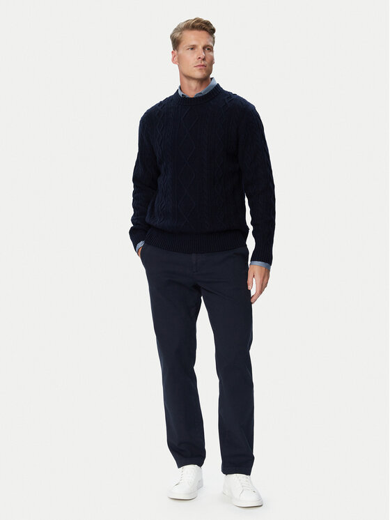 BOSS BOSS Kampsun 50571421 Tumesinine Regular Fit