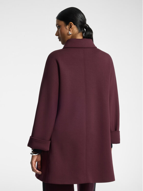 Elena Mirò Elena Mirò Cappotto invernale 8017P000079N039 Bordeaux Boxy Fit