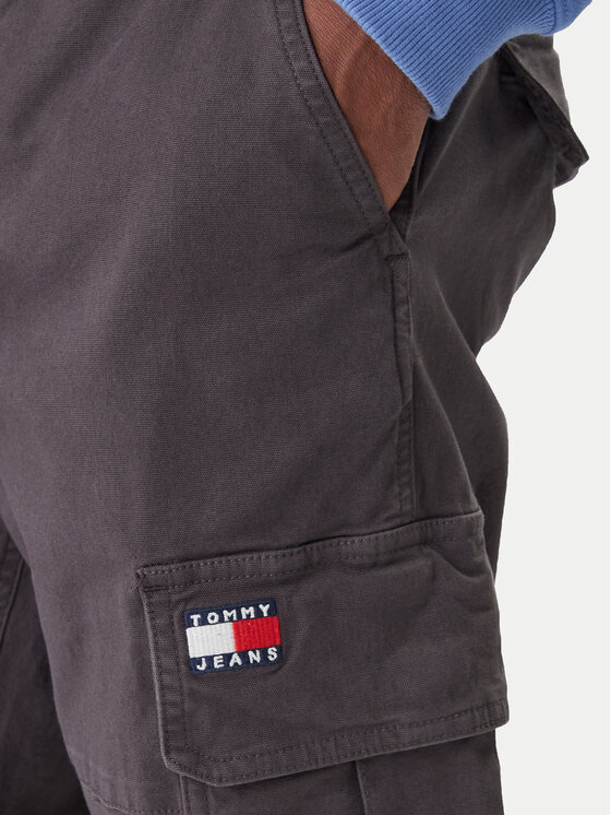 Tommy Jeans Tommy Jeans Spodnie materiałowe Sonny DM0DM22651 Szary Slim Fit