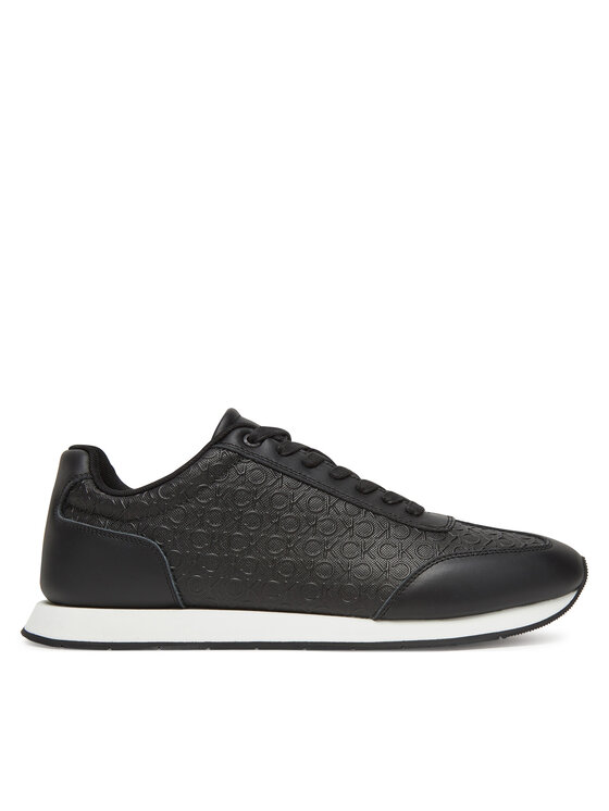 Sneakers Calvin Klein Low Prof Runn Laceup Mono HM0HM01896 Negru