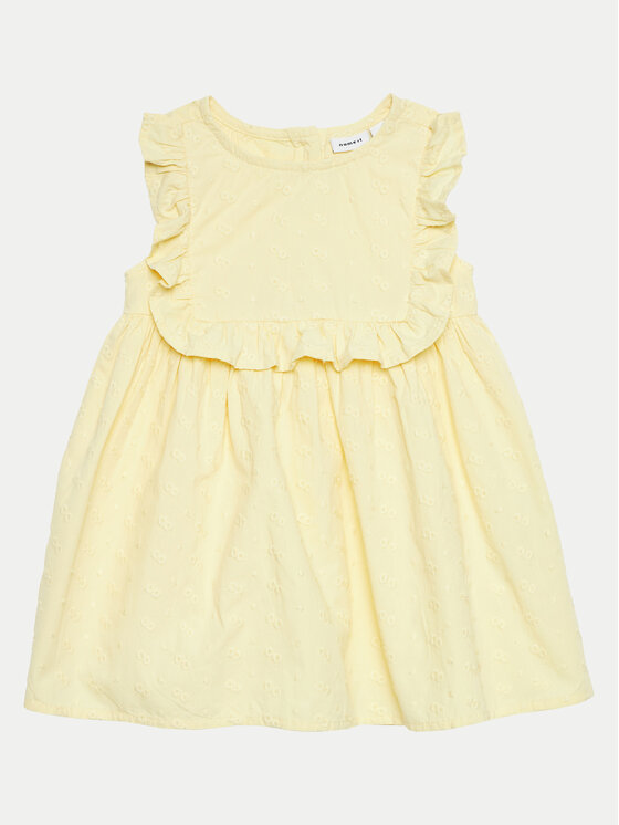 NAME IT Vestito estivo Delana 13227285 Giallo Regular Fit, taglia : 80