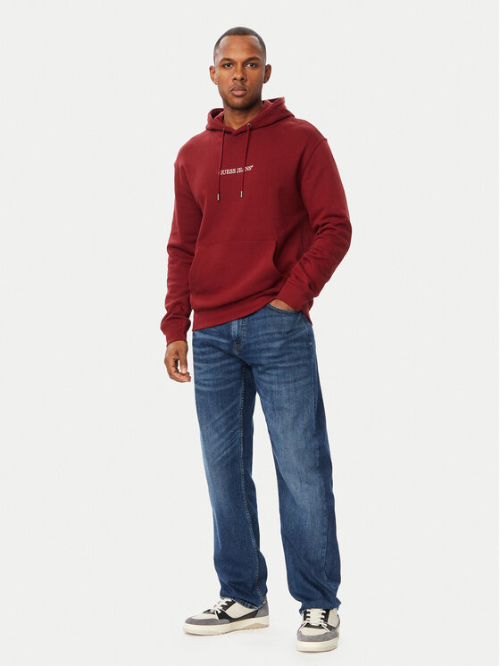 Guess Jeans Guess Jeans Hanorac M5RQ38 KCPR1 Roșu Regular Fit