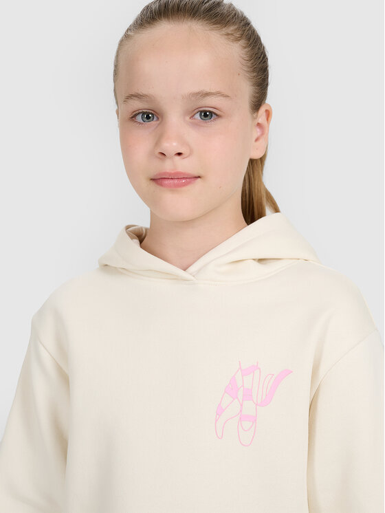 4F 4F Bluza URBAN COMMUTER Biały Oversize