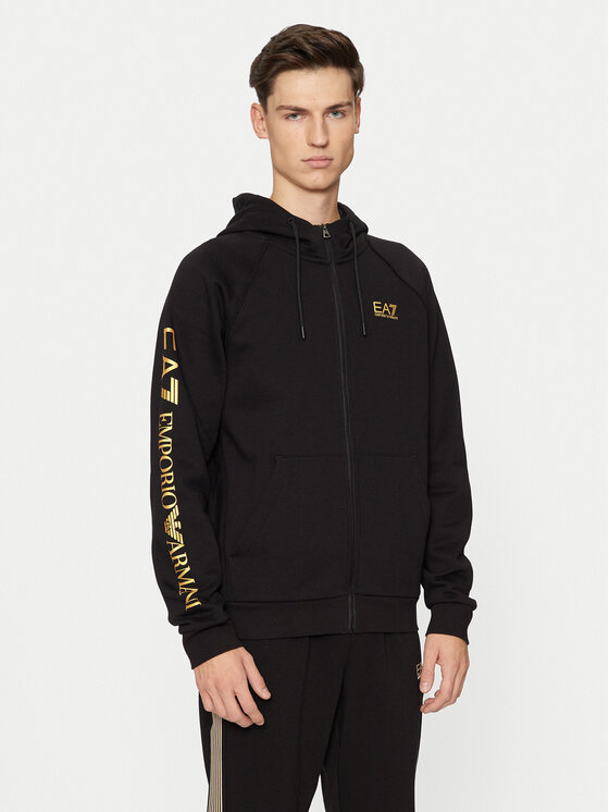 EA7 Emporio Armani EA7 Emporio Armani Mikina 8NPM22 PJ07Z 0208 Černá Regular Fit