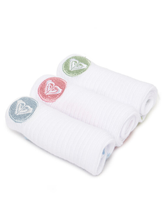 Roxy Roxy Skarpety długie AS_ROXY_04Z_SS25 (3-PACK) Biały