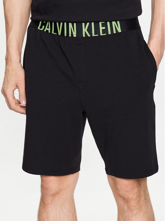 Calvin Klein Underwear Пижамени шорти 000NM1962E Черен Regular Fit