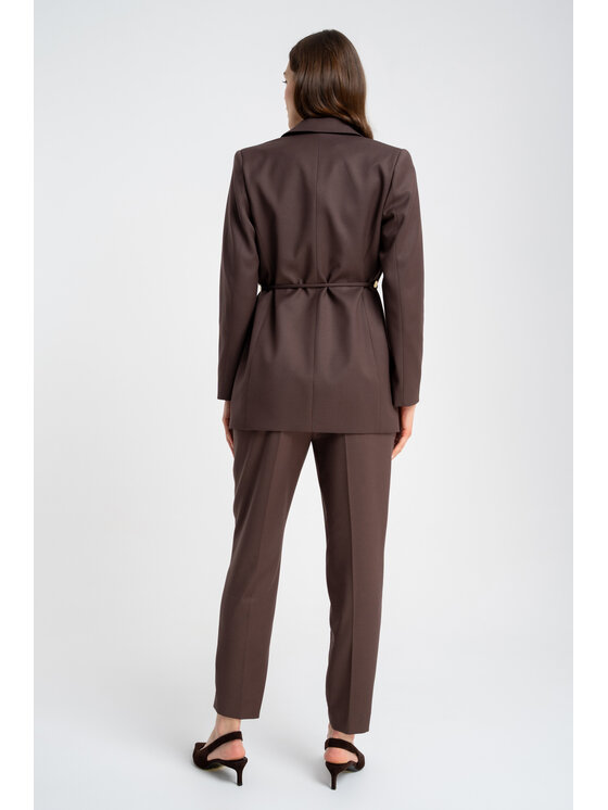 CLICK CLICK Σακάκι 70-951 Καφέ Regular Fit