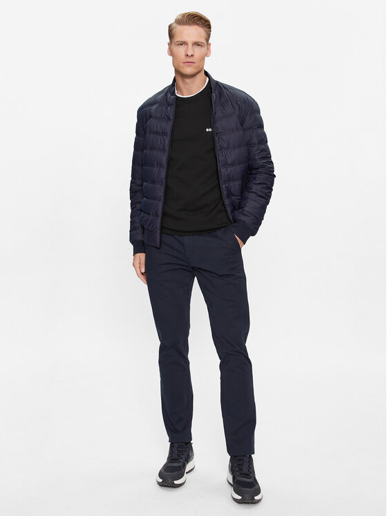 BOSS Boss Sveter Perform-X_Cn 50498519 Čierna Regular Fit