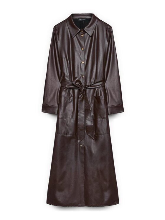 Fiorella Rubino Fiorella Rubino Vestito elegante 7047T001692N022 Marrone Regular Fit