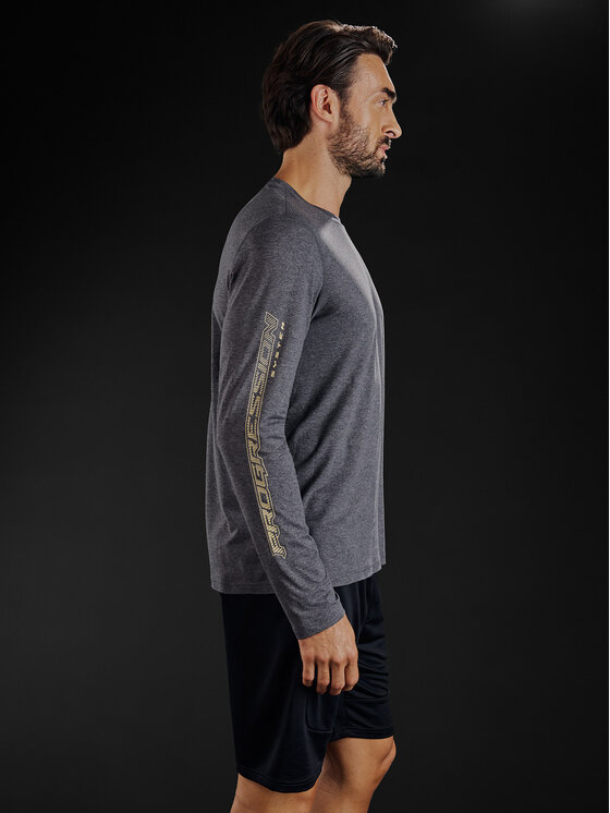 4F 4F Koszulka techniczna GOLDEN WARRIOR Szary ciemny Regular Fit