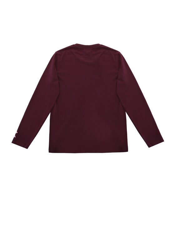 Diadora Diadora Bluzka JG.T-SHIRT LS GLEE Fioletowy Basic Fit