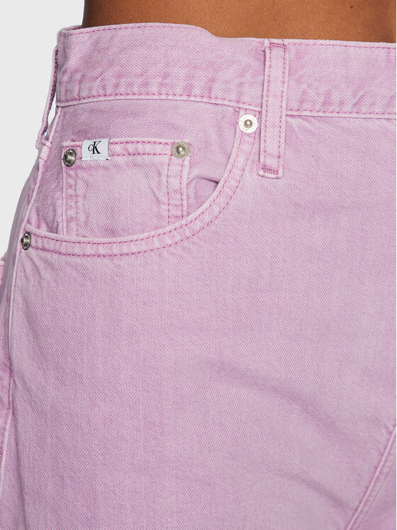 Calvin Klein Jeans Calvin Klein Jeans Džínsy J20J220182 Fialová Relaxed Fit