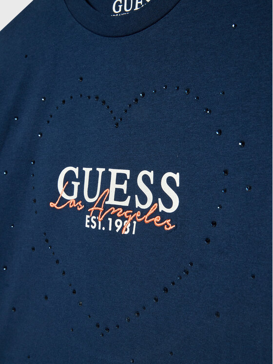 T-shirt J2BI44 J1311 Blu scuro Regular Fit