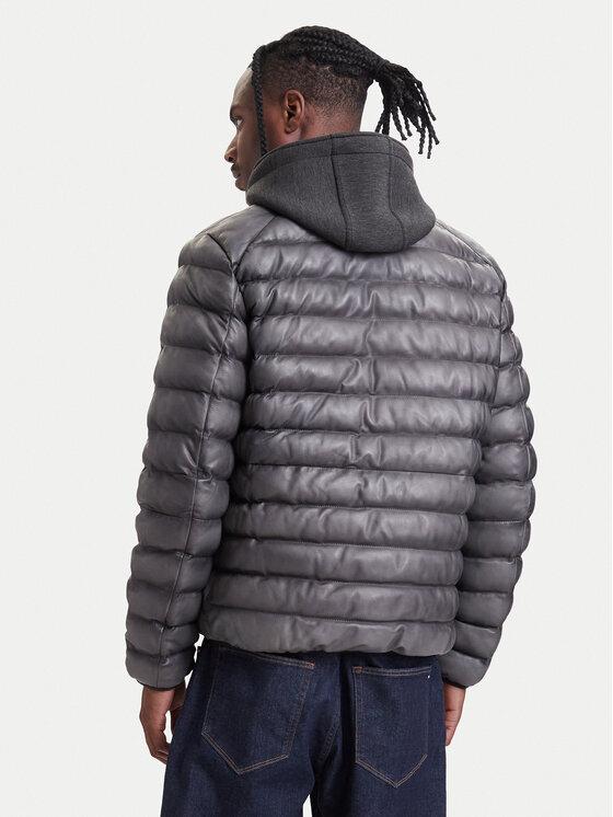 Milestone Milestone Lederjacke MSHarvey 631068 60905 Dunkelgrau Regular Fit
