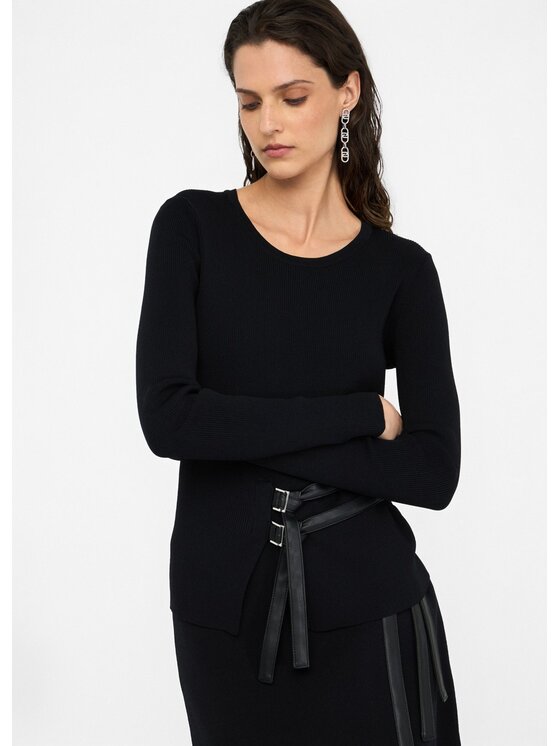 Liu Jo Liu Jo Maglione MF5042MS55N22222 Nero Slim Fit