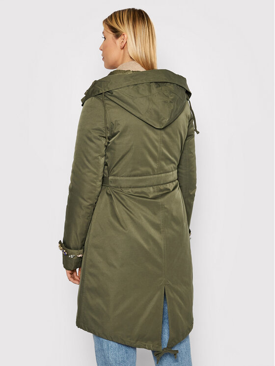 Blugirl Blumarine Blugirl Blumarine Parka RH1265-T8727 Zelena Regular Fit
