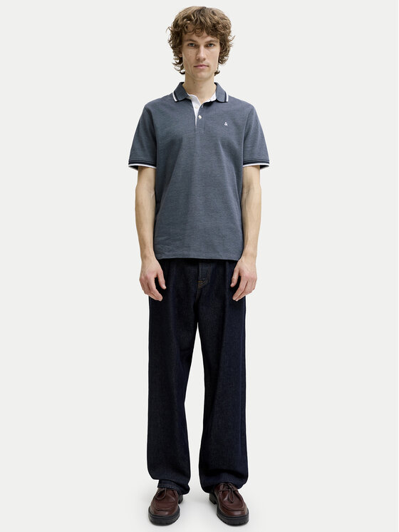 Jack & Jones Jack & Jones Polokošile Paulos 12136668 Šedá Regular Fit