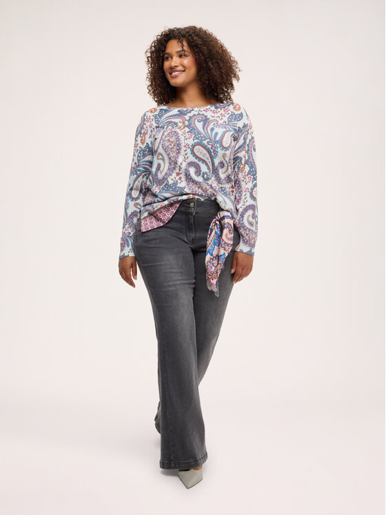 Fiorella Rubino Fiorella Rubino Maglione M396L008679N0R2 Turchese Regular Fit