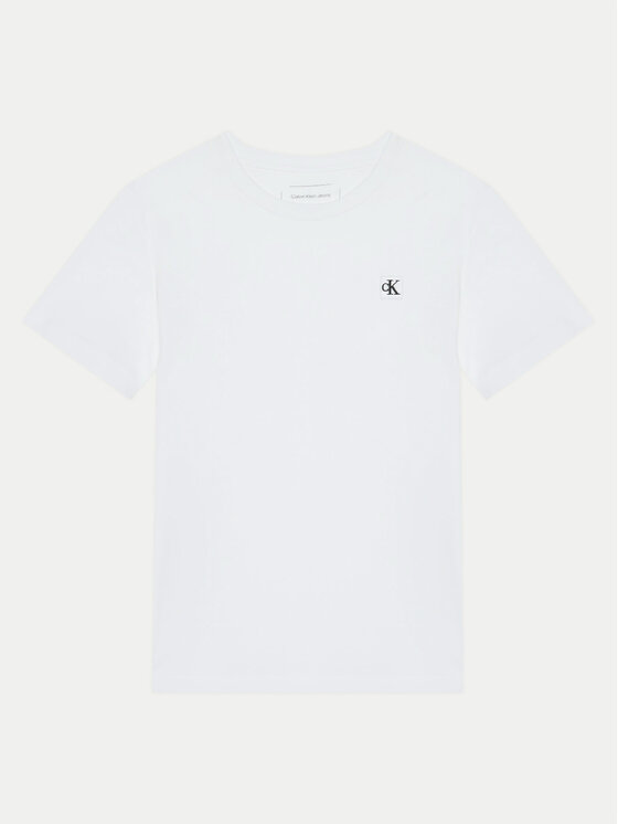 Calvin Klein Jeans T-Shirt - Kinderkleidung, Größe 16Y Weiß IU0IU00543
