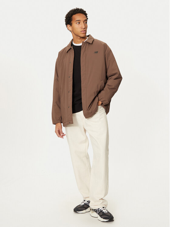 New Balance New Balance Μπουφάν μεταβατικό MJ43504 Καφέ Regular Fit