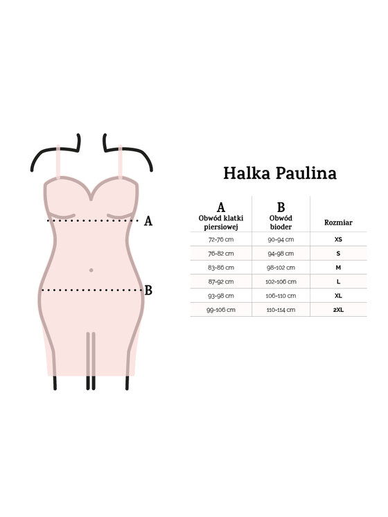 DKaren Lingerie DKaren Lingerie Halka Paulina Czarny Slim Fit