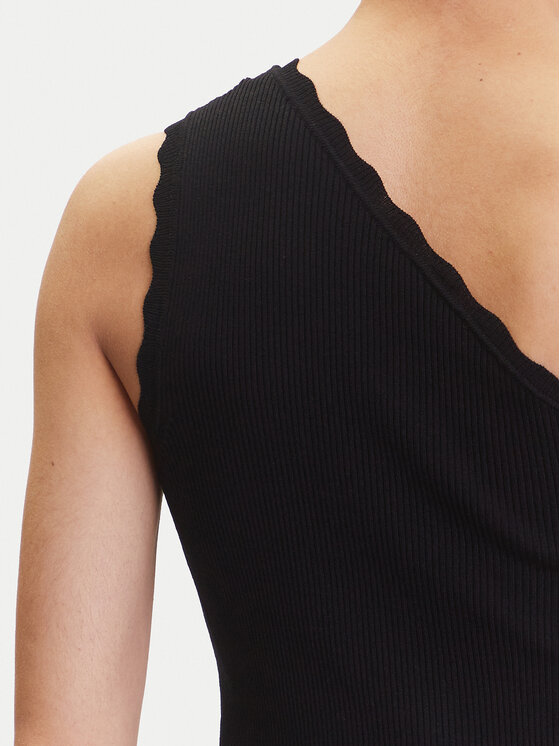 JDY JDY Топ Nanna 15351420 Чорний Slim Fit