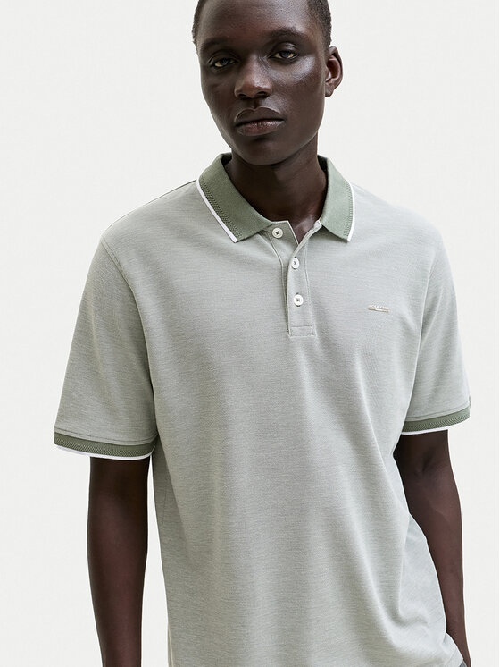 Jack & Jones Jack & Jones Поло Blualves 12274681 Svetlozelena Regular Fit