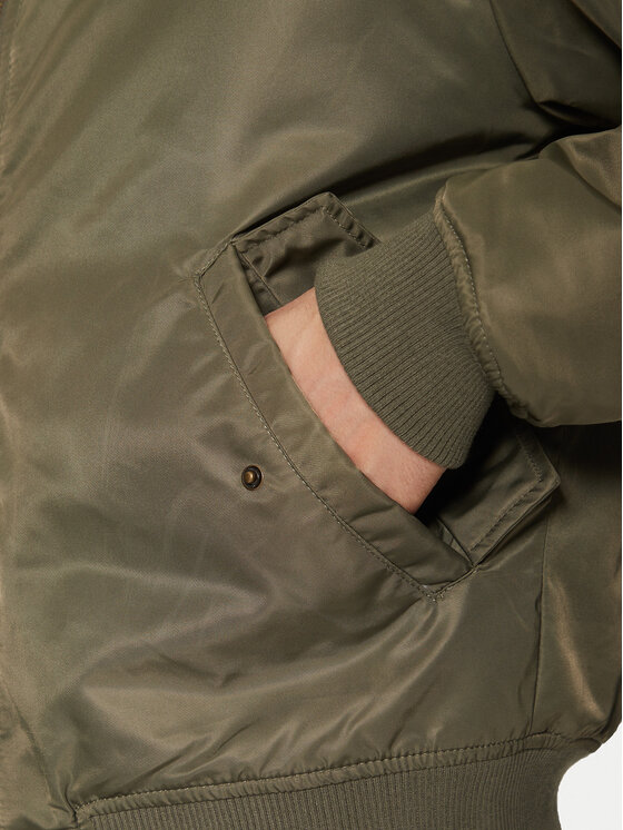 Guess Jeans Guess Jeans Bomber dzseki M5RL81 WHAA2 Khaki Regular Fit